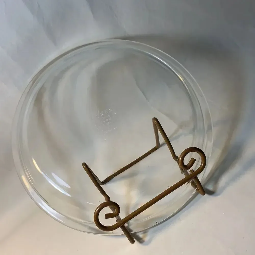 Pyrex Clear Baking Pie Plate 209 23 CM Corning USA Farmhouse Baking Casserole
